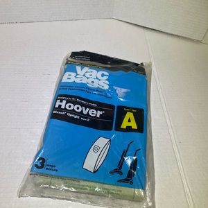Genuine Hoover Type A Upright Vacuum Cleaner Bags NEW 2 Pack of 3